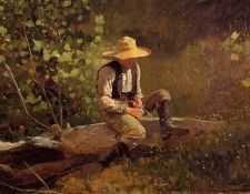 Homer Winslow The Whittling Boy. , 