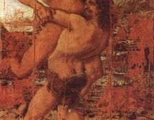 POLLAIUOLO Antonio del Hercules And Antaeus.  