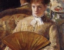 Cassatt Mary Portrait of a Lady aka Miss Mary Ellison.  