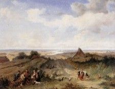 Tavenraat Johannes Flat landscape Sun. Tavenraat, ��������