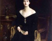 Sargent John Singer Portrait of Mrs. Ernest G. Raphael nee Florence Cecilia Sassoon. ,  