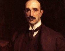 Sargent John Singer Portrait of Douglas Vickers. ,  