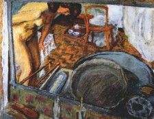 bonnard reflection in the mirror 1909.  