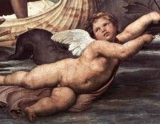Raphael The Triumph of Galatea detail2. Рафаэль