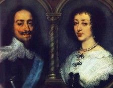 CharlesI of England and Henrietta of France WGA. ,  