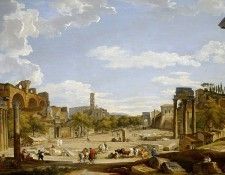 View of the Roman Forum, 1735. ,  