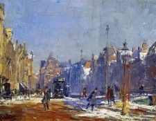 Wolter H Rokin in winter 2 Sun. ,  