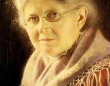 Heuster Carl Portrait Of An Elderly Swabian Woman. , 