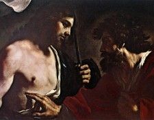 Guercino Doubting Thomas. ,   