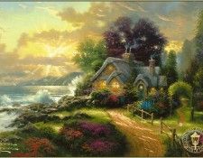 pa ThomasKinkade 10 ANewDayDawning.  