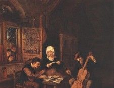 OSTADE Adriaen Jansz van Village Musicians. ,  