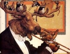 ma Gustafson Animal Orchestra Trombones. , 