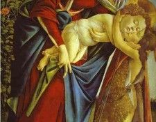 Alessandro Botticelli - Madonna and Child and the young St. John the Baptist. , Alessandro