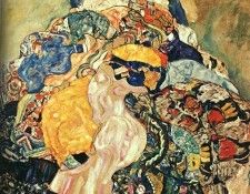 Klimt Baby, 1917-18, unfinished, oil on canvas, private coll. , 