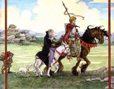 St. George & The Dragon 01 TrinaSchartHyman sqs. , Trina Schart
