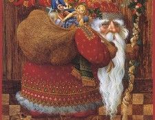 bs-JCChristensen-OldeWorldSanta. ,  .