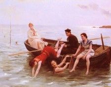 Scalbert Jules Les Baigneuses. Scalbert, ����