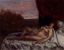 Courbet Gustave Femme Nue Endormie. , 