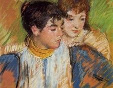 Cassatt Mary The Two Sisters.  