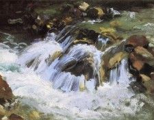 Sargent John Singer A Mountain Stream Tyrol. ,  