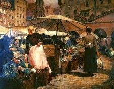 Tiffany Market Day at Nuremberg. ,  