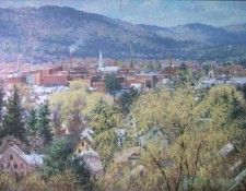 WHITNEY Richard Spring Willows 34x46 35mm slide. , 