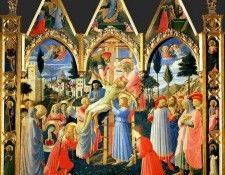 Fra Angelico Descent from the cross, ca 1430-35, 150x164 cm,. ���������, ��� �������� �� F