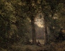 Corot Souvenir of Ville d-Avray. , --