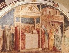 Giotto   Life of St John the Baptist   [01]   Annunciation to Zacharias.   