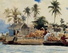 Homer Winslow Sponge Fishing Nassau. , 