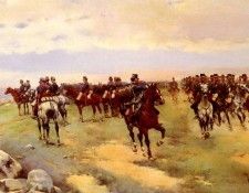 Cusachs Jose Cusachs y Soldier On Horseback. Cusachs  Cusachs Y
