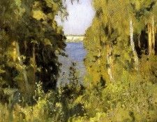 Levitan isaak Ravine Sun. , 