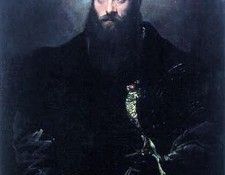 dellAbate Portrait of a gentleman with a falcon, c. 1548-15. Dellabate, 