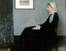 Whistlers Mother, James Abbott McNeill Whistler - 1600x1200. �������, ������ ����� ������