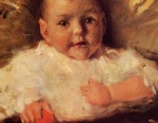 Chase William Merritt Bobbie A Portrait Sketch. ,  