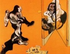 Bacon Studies from the Human Body, 1970, left panel. �����, �������