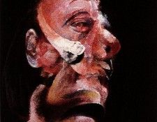 Bacon Three Studies of Muriel Belcher, left panel, 1966. , 