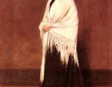 Chase William Merritt Portrait Of Mrs-C-SHAWL. ����, ������ �������