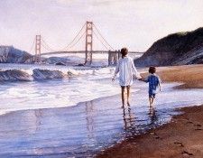Steve Hanks - Morning at Bakers Beach, De. , 