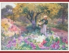 ButlerMildredAnne CollectingFlowers-We (f081). ,  