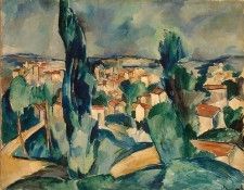 Vlaminck Town, ca 1908-09, 73.4x92.3 cm, Eremitaget.   