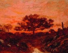 etude en foret de fontaine bleau. �����, ������