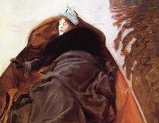 Sargent John Singer Autumn on the River aka Miss Violet Sargent. ��������, ���� ������