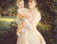 ge ekaterina ge with her son 1885. Ge