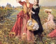 Garrido Picking Wildflowers. ,  
