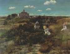 chase the bayberry bush (chase homestead in shinnecock hills) c1895. ������