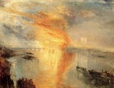 Turner Joseph Mallord William The burning of the house of Lords and commons. ,   