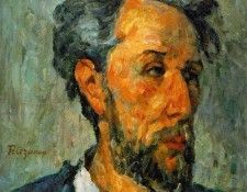 CeZANNE PORTRAIT OF VICTOR CHOQUET,1875, COLL.OF LORD VICTOR. , 