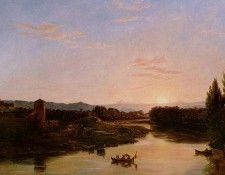 Cole Thomas Sunset of the Arno. ����, �����