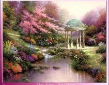 Thomas Kinkade - Pools Of Serenity (Abraxsis).  